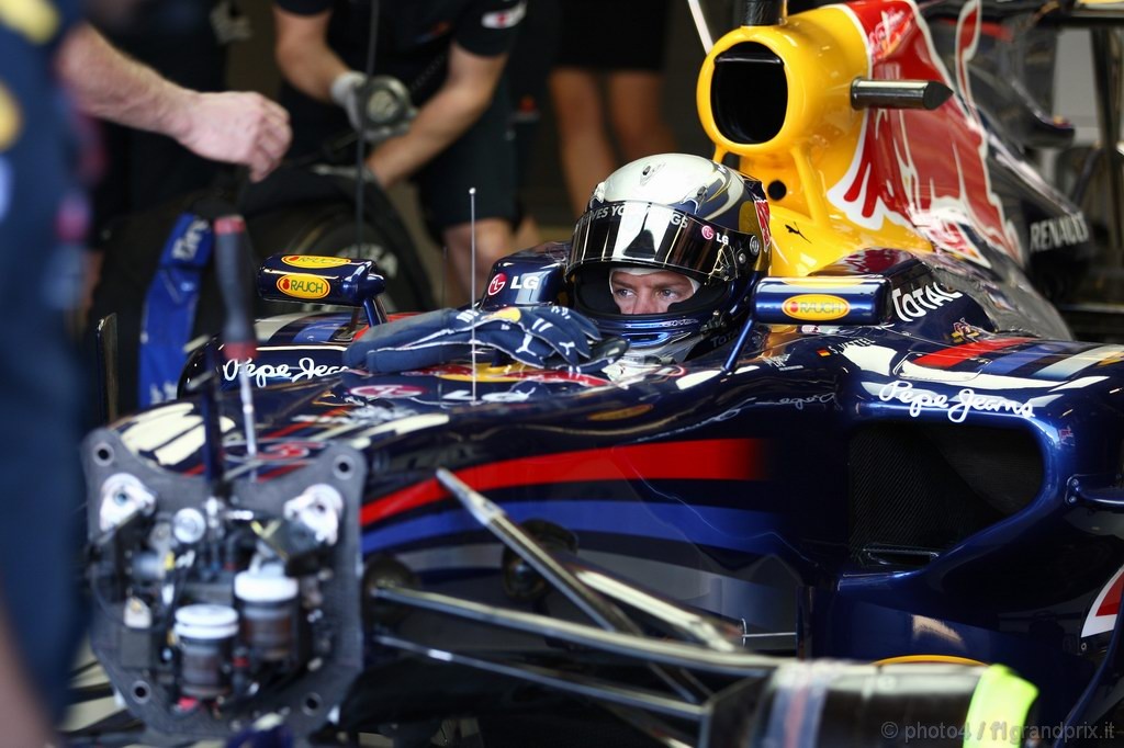 GP Italia, Prove Libere 1, Venerdi', Sebastian Vettel (GER), Red Bull Racing, RB6 