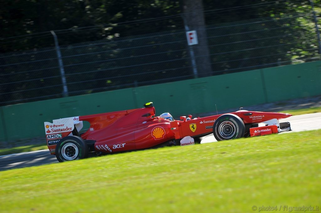 GP Italia, Prove Libere 1, Venerdi', Fernando Alonso (ESP), Ferrari, F10 