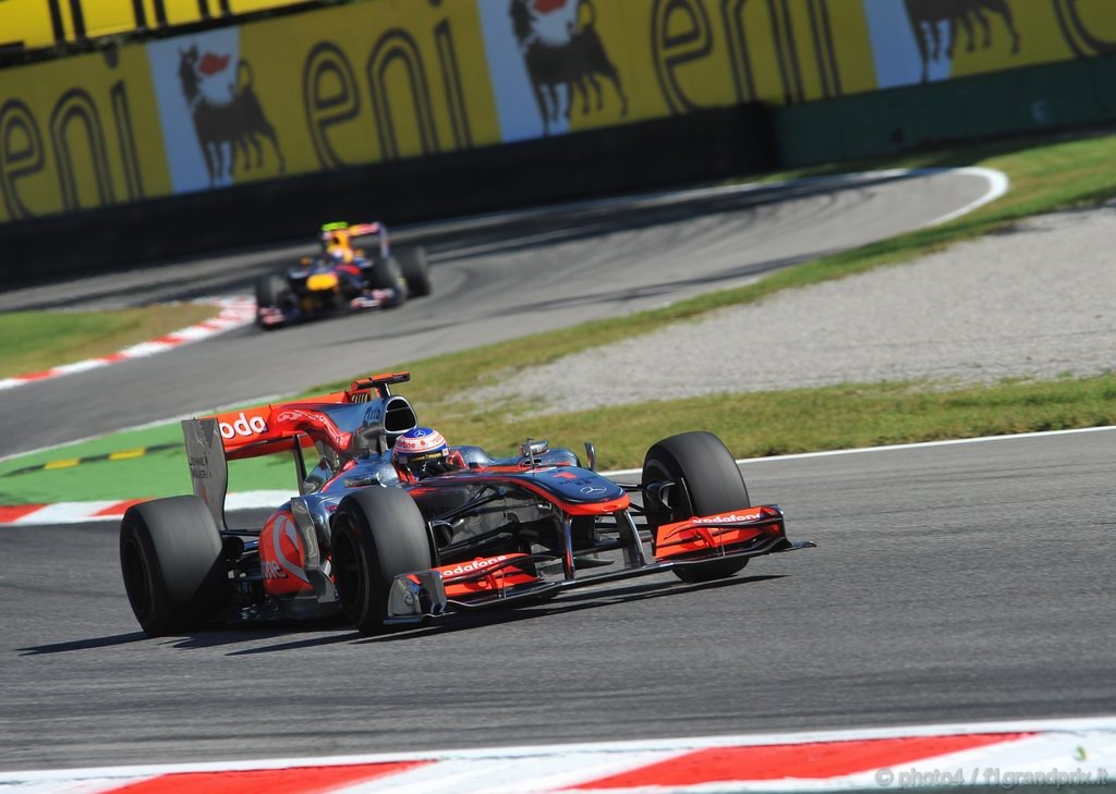 GP Italia, Prove Libere 1, Venerdi', Jenson Button (GBR), McLaren  Mercedes, MP4-25 