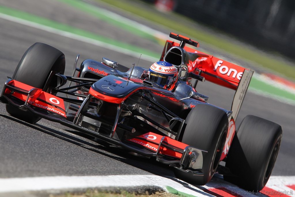 GP Italia, Prove Libere 1, Venerdi', Jenson Button (GBR), McLaren  Mercedes, MP4-25 