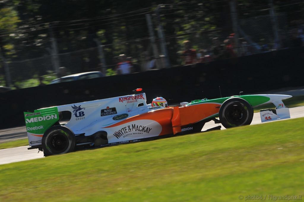 GP Italia, Prove Libere 1, Venerdi', Paul Di Resta (GBR), Test driver Force India F1 Team, VJM03  