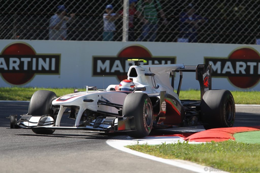 GP Italia, Prove Libere 1, Venerdi', Kamui Kobayashi (JAP), BMW Sauber F1 Team, C29 