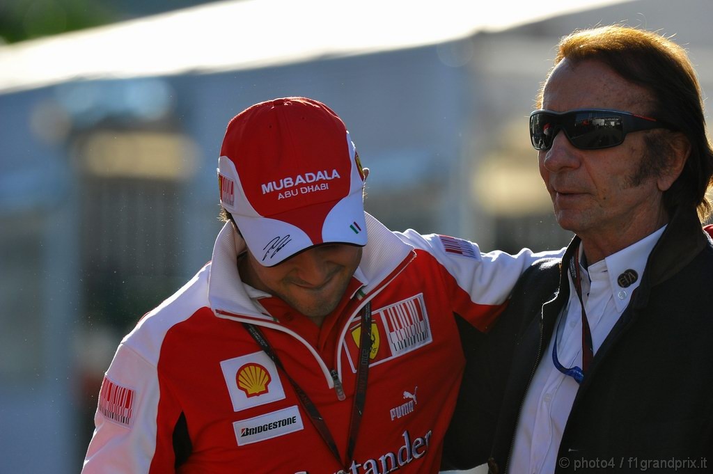 GP Italia, Venerdi' , Felipe Massa (BRA), Ferrari, F10 e Emerson Fittipaldi (BRA), Ex F1 Champion e this weekend FIA Gara Steward