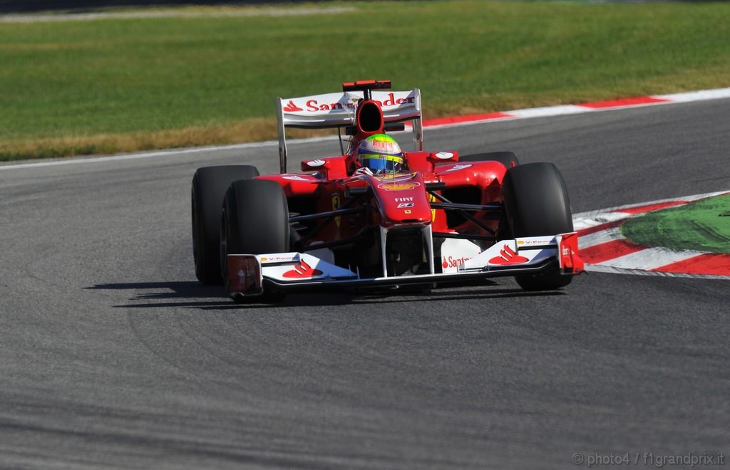 GP Italia, Prove Libere 1, Venerdi', Felipe Massa (BRA), Ferrari, F10 