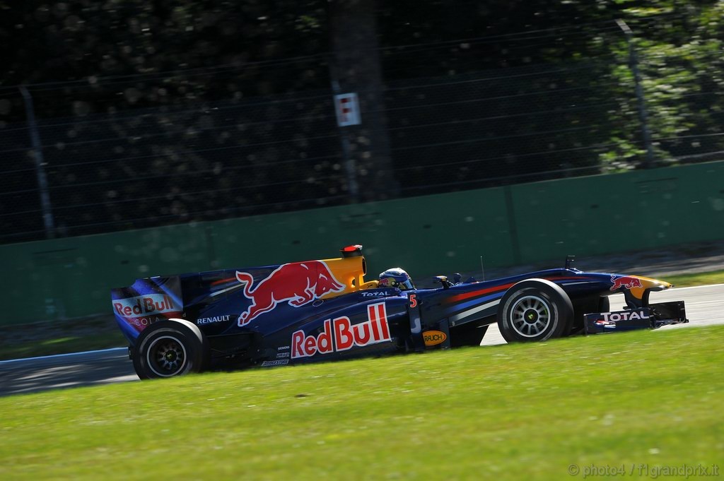 GP Italia, Prove Libere 1, Venerdi', Sebastian Vettel (GER), Red Bull Racing, RB6