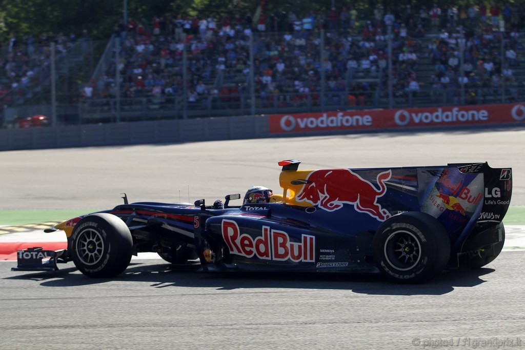 GP Italia, Prove Libere 1, Venerdi', Sebastian Vettel (GER), Red Bull Racing, RB6 