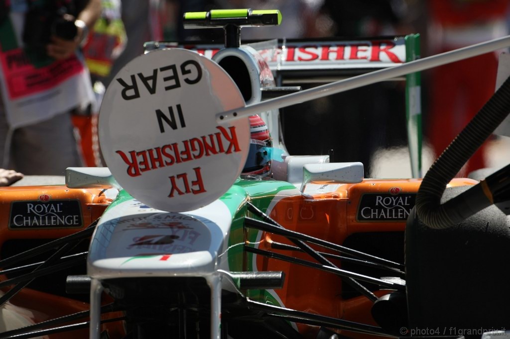 GP Italia, Prove Libere 2, Venerdi', Vitantonio Liuzzi (ITA), Force India F1 Team, VJM03 