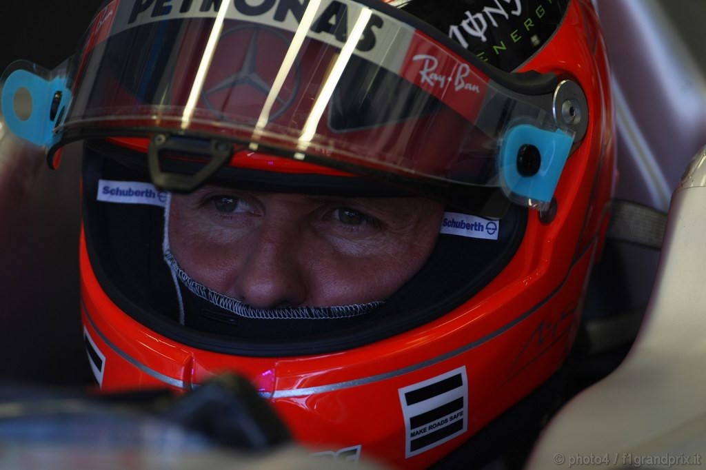 GP Italia, Prove Libere 2, Venerdi', Michael Schumacher (GER), Mercedes GP F1 Team, MGP W01