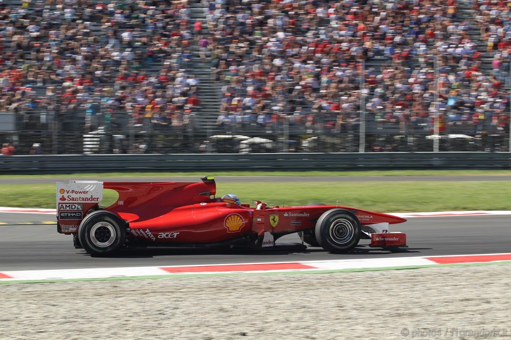 GP Italia, Prove Libere 2, Venerdi', Fernando Alonso (ESP), Ferrari, F10 