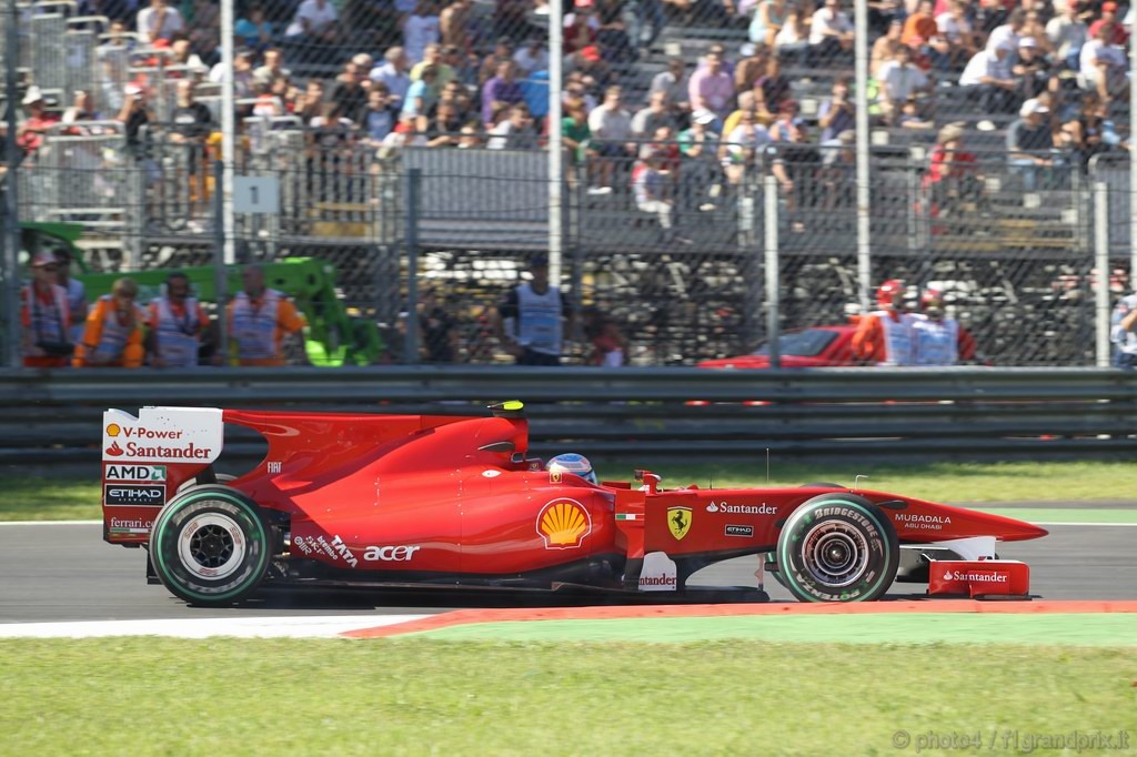 GP Italia, Prove Libere 2, Venerdi', Fernando Alonso (ESP), Ferrari, F10 