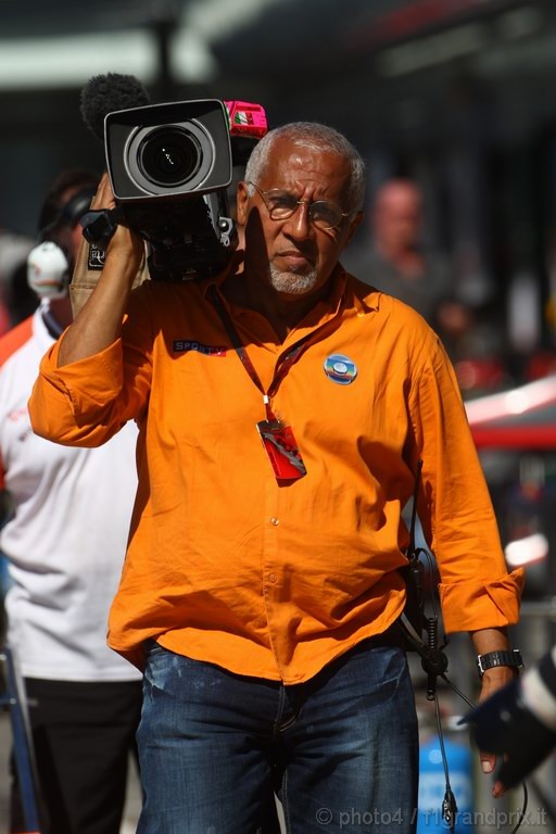 GP Italia, Prove Libere 2, Venerdi', Cameraman TV Globo