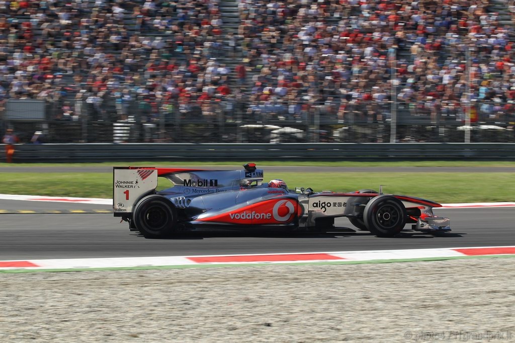 GP Italia, Prove Libere 2, Venerdi', Jenson Button (GBR), McLaren  Mercedes, MP4-25 