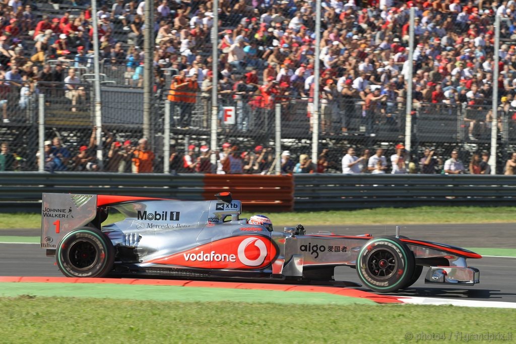 GP Italia, Prove Libere 2, Venerdi', Jenson Button (GBR), McLaren  Mercedes, MP4-25 