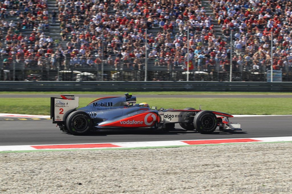 GP Italia, Prove Libere 2, Venerdi', Lewis Hamilton (GBR), McLaren Mercedes, MP4-25