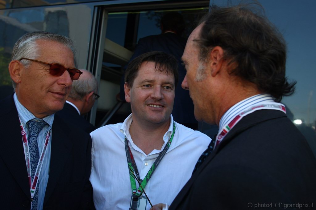 GP Italia, Venerdi', Paul Hembery (GBR), Pirelli e Francesco Gori (ITA), President Pirelli Italy