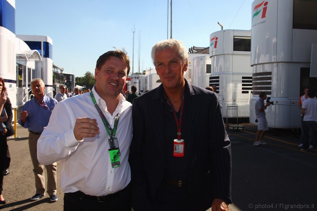 GP Italia, Venerdi', Marco Tronchetti Provera (ITA), President Pirelli e Paul Hembery (GBR), Pirelli