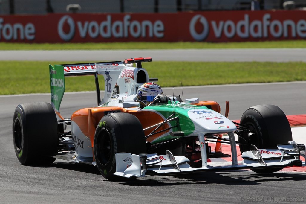 GP Italia, Prove Libere 2, Venerdi', Adrian Sutil (GER), Force India F1 Team, VJM03 