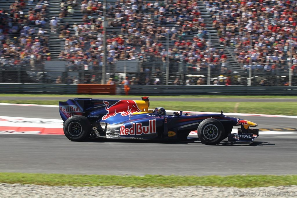 GP Italia, Prove Libere 2, Venerdi', Sebastian Vettel (GER), Red Bull Racing, RB6 