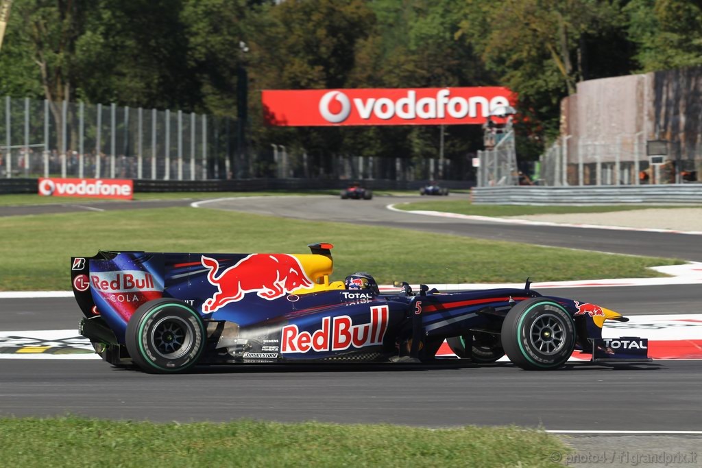 GP Italia, Prove Libere 2, Venerdi', Sebastian Vettel (GER), Red Bull Racing, RB6 