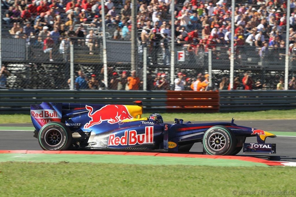 GP Italia, Prove Libere 2, Venerdi', Sebastian Vettel (GER), Red Bull Racing, RB6 