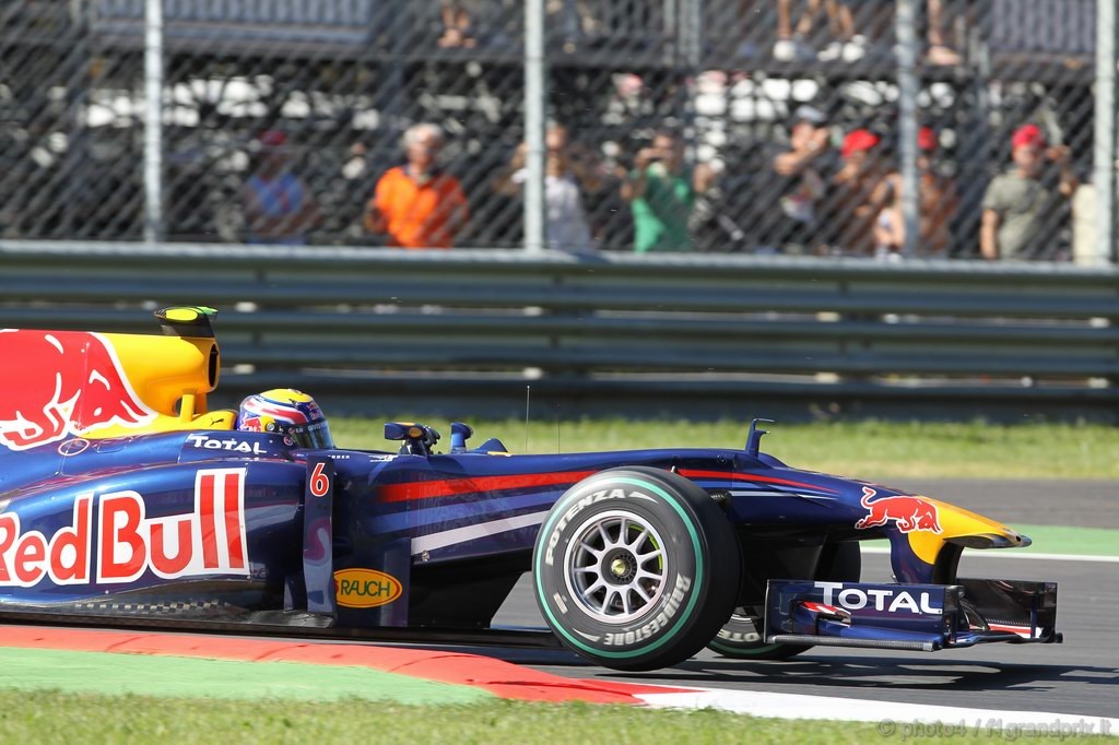 GP Italia, Prove Libere 2, Venerdi', Mark Webber (AUS), Red Bull Racing, RB6 