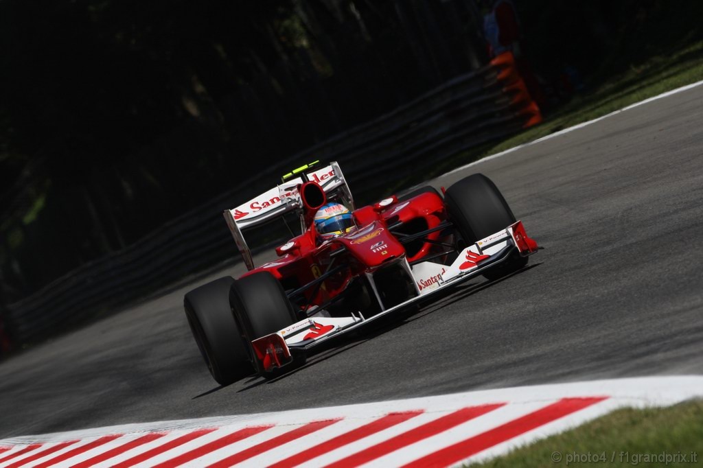 GP Italia, Prove Libere 2, Venerdi', Fernando Alonso (ESP), Ferrari, F10 