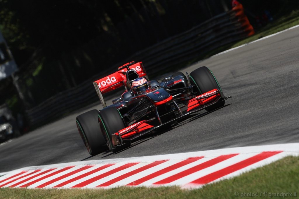 GP Italia, Prove Libere 2, Venerdi', Jenson Button (GBR), McLaren  Mercedes, MP4-25 