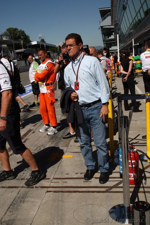 GP Italia, Prove Libere 2, Venerdi', Fabio Capello (ITA), England soccer coach