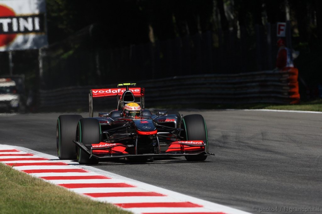 GP Italia, Prove Libere 2, Venerdi', Lewis Hamilton (GBR), McLaren Mercedes, MP4-25