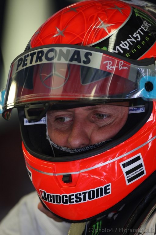 GP Italia, Prove Libere 2, Venerdi', Michael Schumacher (GER), Mercedes GP F1 Team, MGP W01