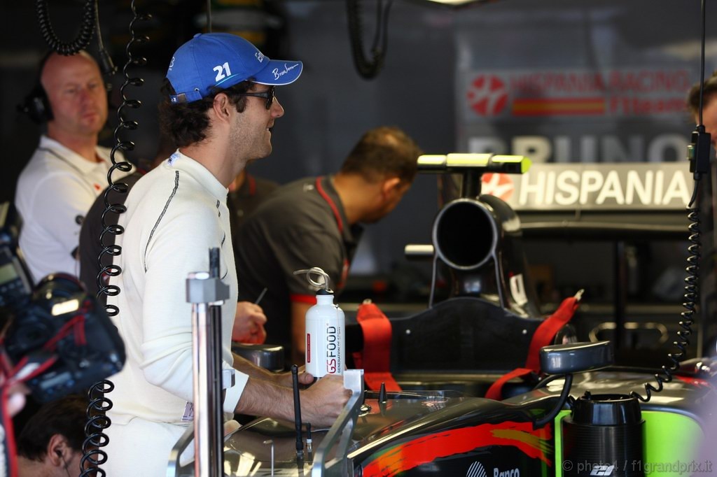 GP Italia, Prove Libere 2, Venerdi', Bruno Senna (BRA), Hispania Racing F1 Team (HRT), F110 
