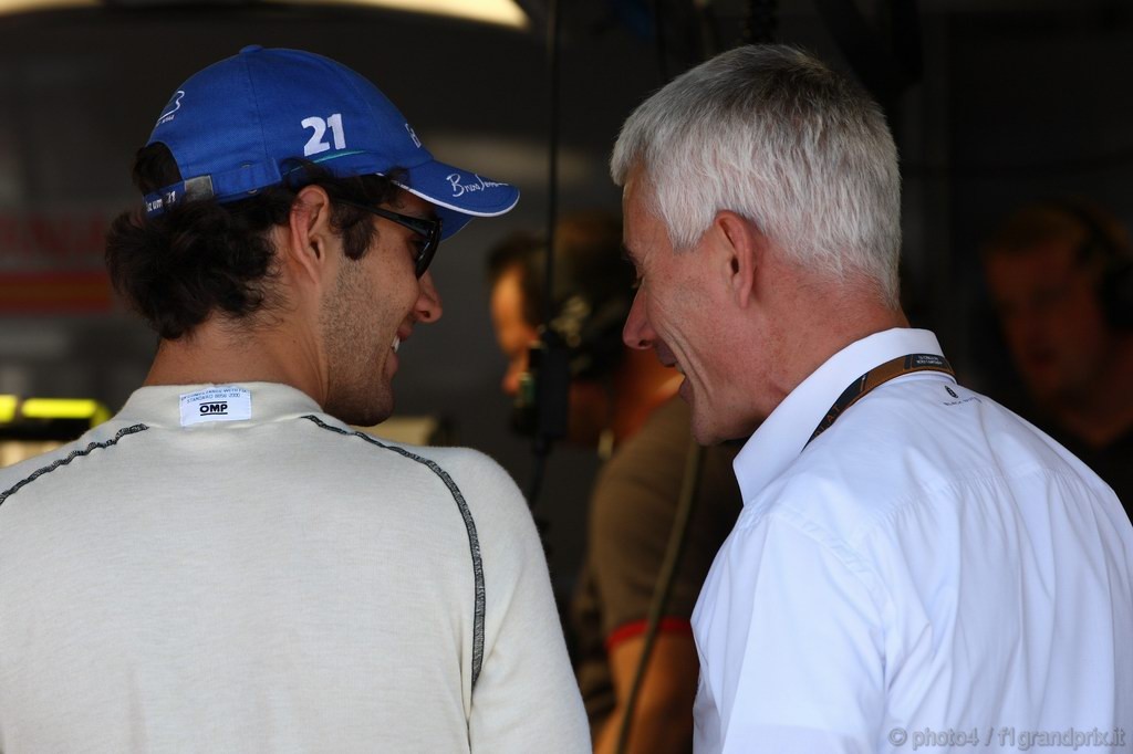 GP Italia, Prove Libere 2, Venerdi', Bruno Senna (BRA), Hispania Racing F1 Team (HRT), F110 e Geoff Willis (GBR), HRT, Technical Director  