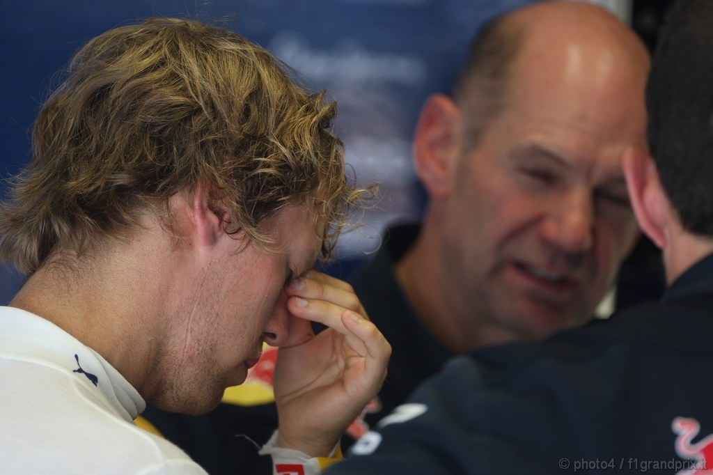GP Italia, Prove Libere 2, Venerdi', Sebastian Vettel (GER), Red Bull Racing, RB6 ans Adrian Newey (GBR), Red Bull Racing , Technical Operations Director 