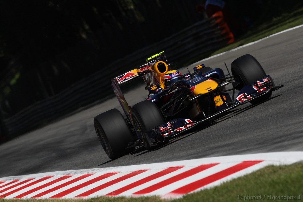 GP Italia, Prove Libere 2, Venerdi', Mark Webber (AUS), Red Bull Racing, RB6 
