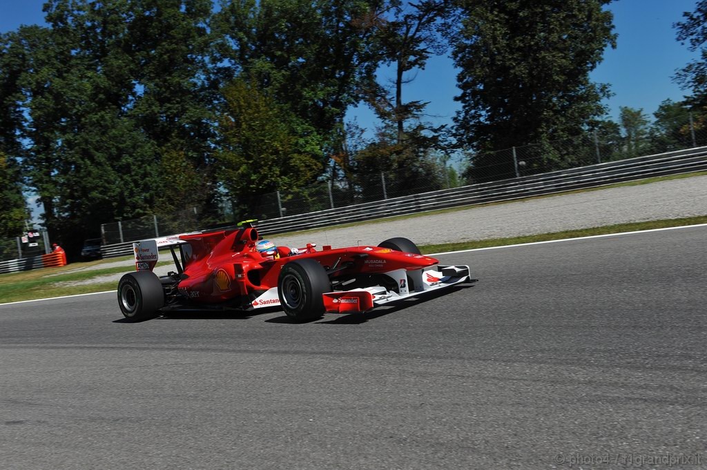 GP Italia, Prove Libere 2, Venerdi', Fernando Alonso (ESP), Ferrari, F10 