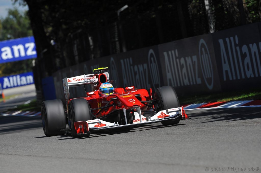 GP Italia, Prove Libere 2, Venerdi', Fernando Alonso (ESP), Ferrari, F10 