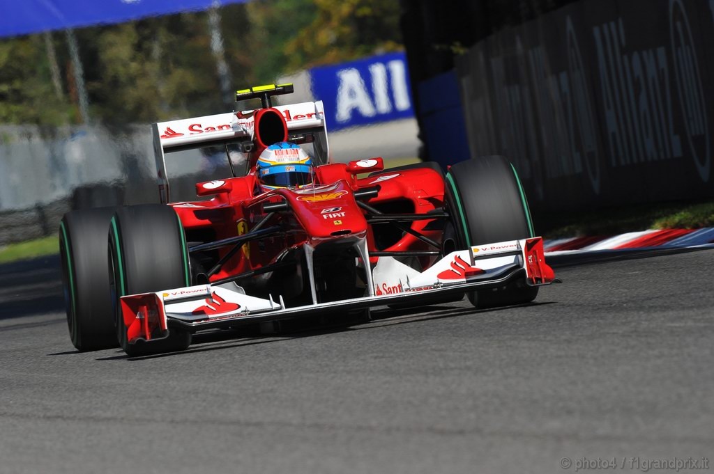 GP Italia, Prove Libere 2, Venerdi', Fernando Alonso (ESP), Ferrari, F10