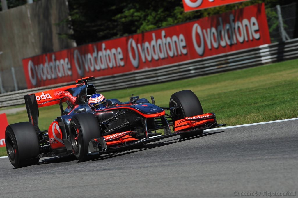 GP Italia, Prove Libere 2, Venerdi', Jenson Button (GBR), McLaren  Mercedes, MP4-25 