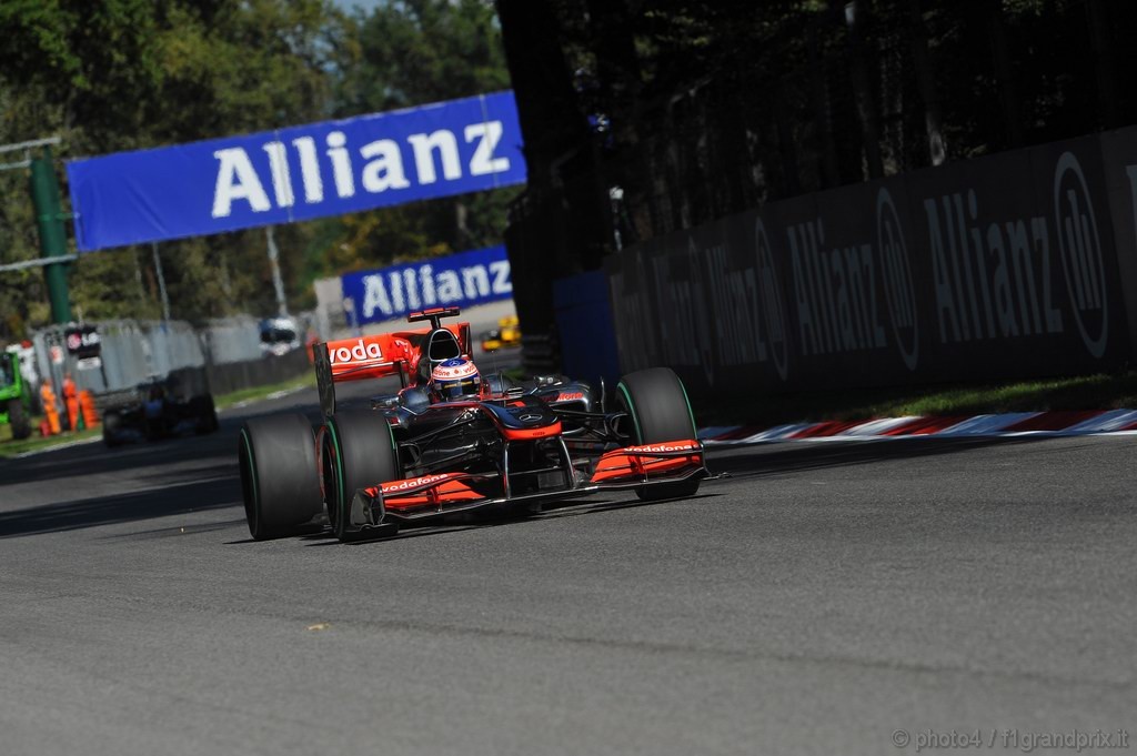 GP Italia, Prove Libere 2, Venerdi', Jenson Button (GBR), McLaren  Mercedes, MP4-25 