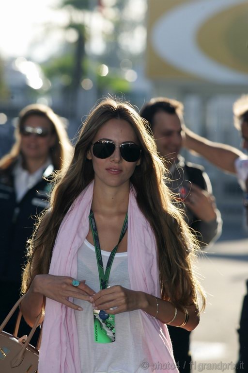 GP Italia, Prove Libere 2, Venerdi', Jessica Michibata (GBR), girfriend of Jenson Button (GBR)