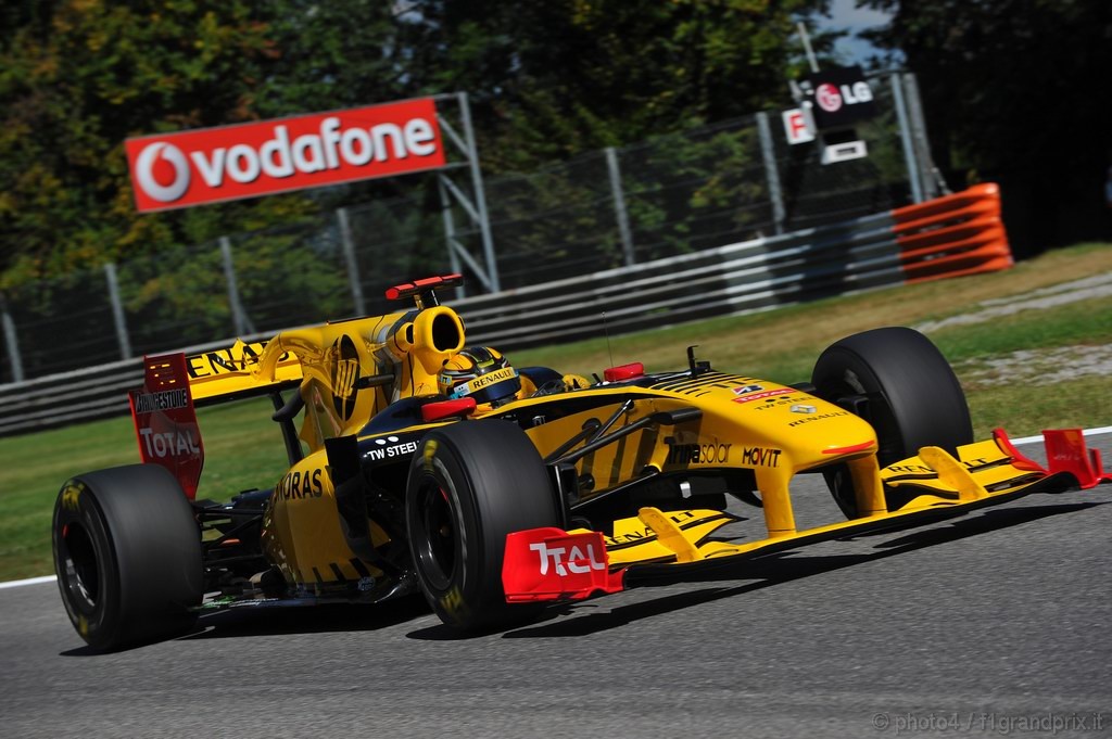 GP Italia, Prove Libere 2, Venerdi', Robert Kubica (POL), Renault F1 Team, R30 