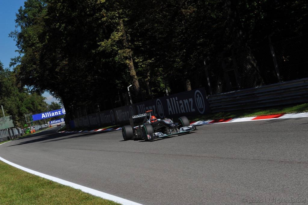 GP Italia, Prove Libere 2, Venerdi', Michael Schumacher (GER), Mercedes GP  F1 Team, MGP W01 