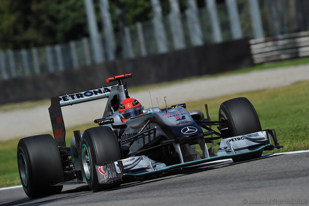 GP Italia, Prove Libere 2, Venerdi', Michael Schumacher (GER), Mercedes GP  F1 Team, MGP W01 