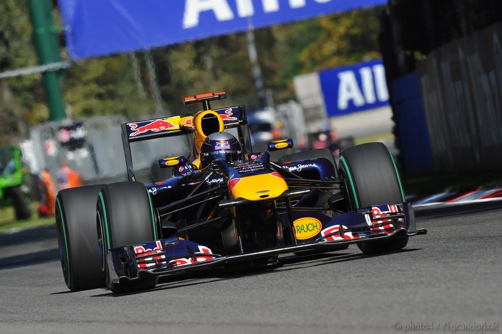 GP Italia, Prove Libere 2, Venerdi', Sebastian Vettel (GER), Red Bull Racing, RB6 