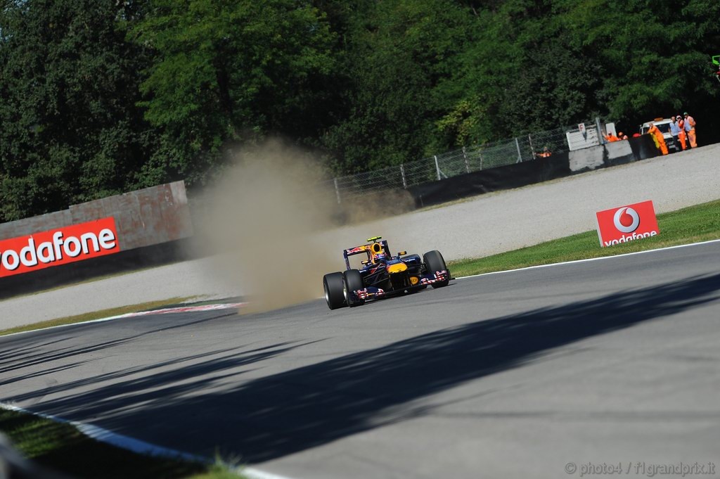 GP Italia, Prove Libere 2, Venerdi', Mark Webber (AUS), Red Bull Racing, RB6