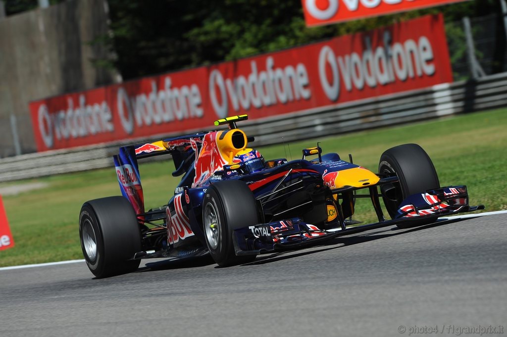 GP Italia, Prove Libere 2, Venerdi', Mark Webber (AUS), Red Bull Racing, RB6