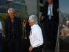 GP Italia, Venerdi', Marco Tranchetti Provera (ITA) with Bernie Ecclestone (GBR), President e CEO of Formula One Management  e Francesco Gori (ITA), Director Pirelli Italy