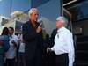 GP Italia, Venerdi', Marco Tranchetti Provera (ITA) with Bernie Ecclestone (GBR), President e CEO of Formula One Management 