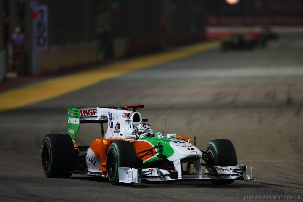 GP Singapore, Gara, Adrian Sutil (GER), Force India F1 Team, VJM03 