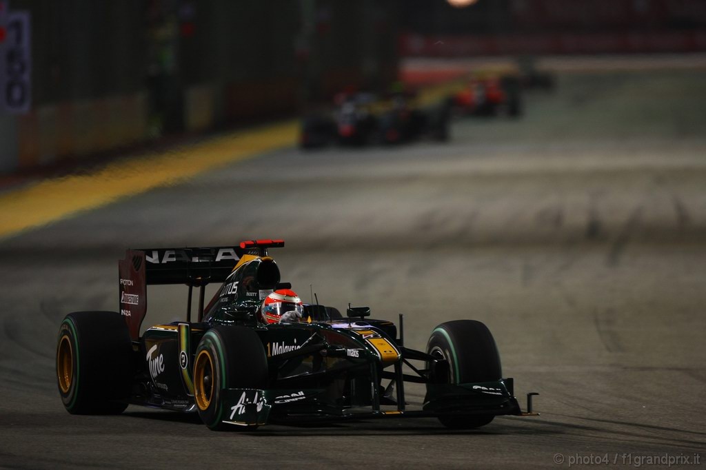 GP Singapore, Gara, Jarno Trulli (ITA), Lotus Racing, T127 